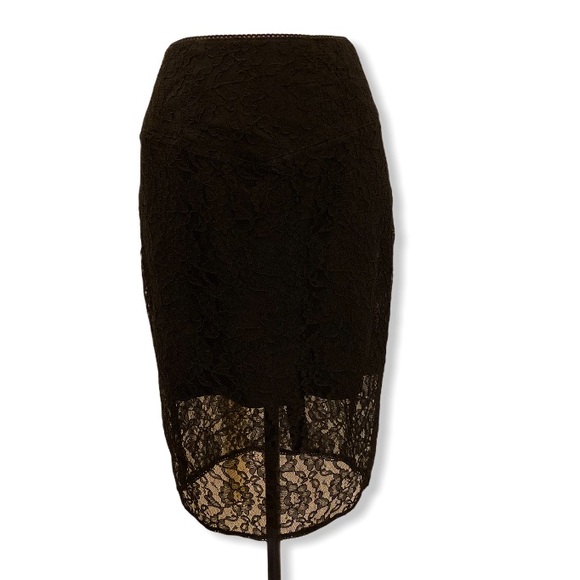 Guess Dresses & Skirts - Guess |Lace overlay black skirt